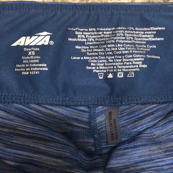 Avia Stretch Exercise Shorts - Picture 2 of 3